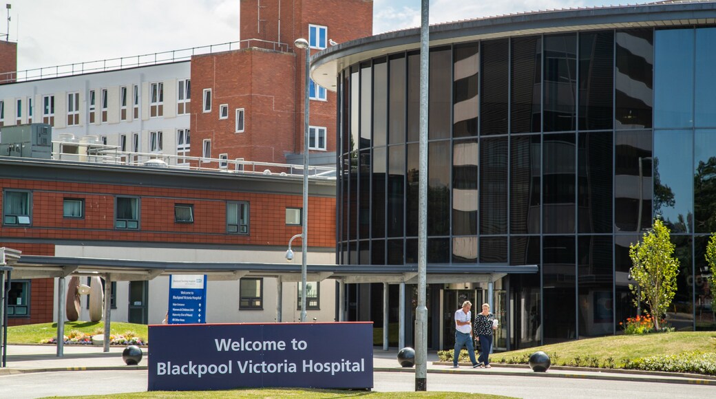 Victoria Hospital showing signage