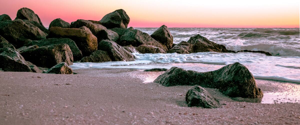 Boca Ciega Bay - Sunset Beach - Treasure Island, FL - Sunset on the Beach; Shutterstock ID 605580905; Purchase Order: -