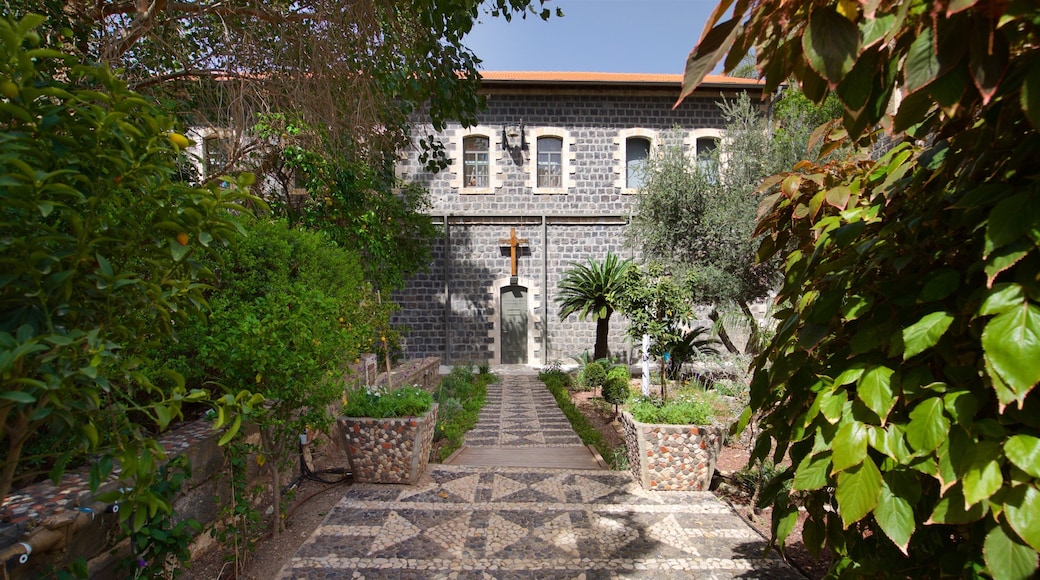 St. Andrew’s Church of Scotland, Tiberias featuring a garden and a church or cathedral