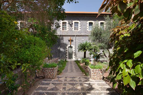 St. Andrew’s Church of Scotland, Tiberias featuring a garden and a church or cathedral