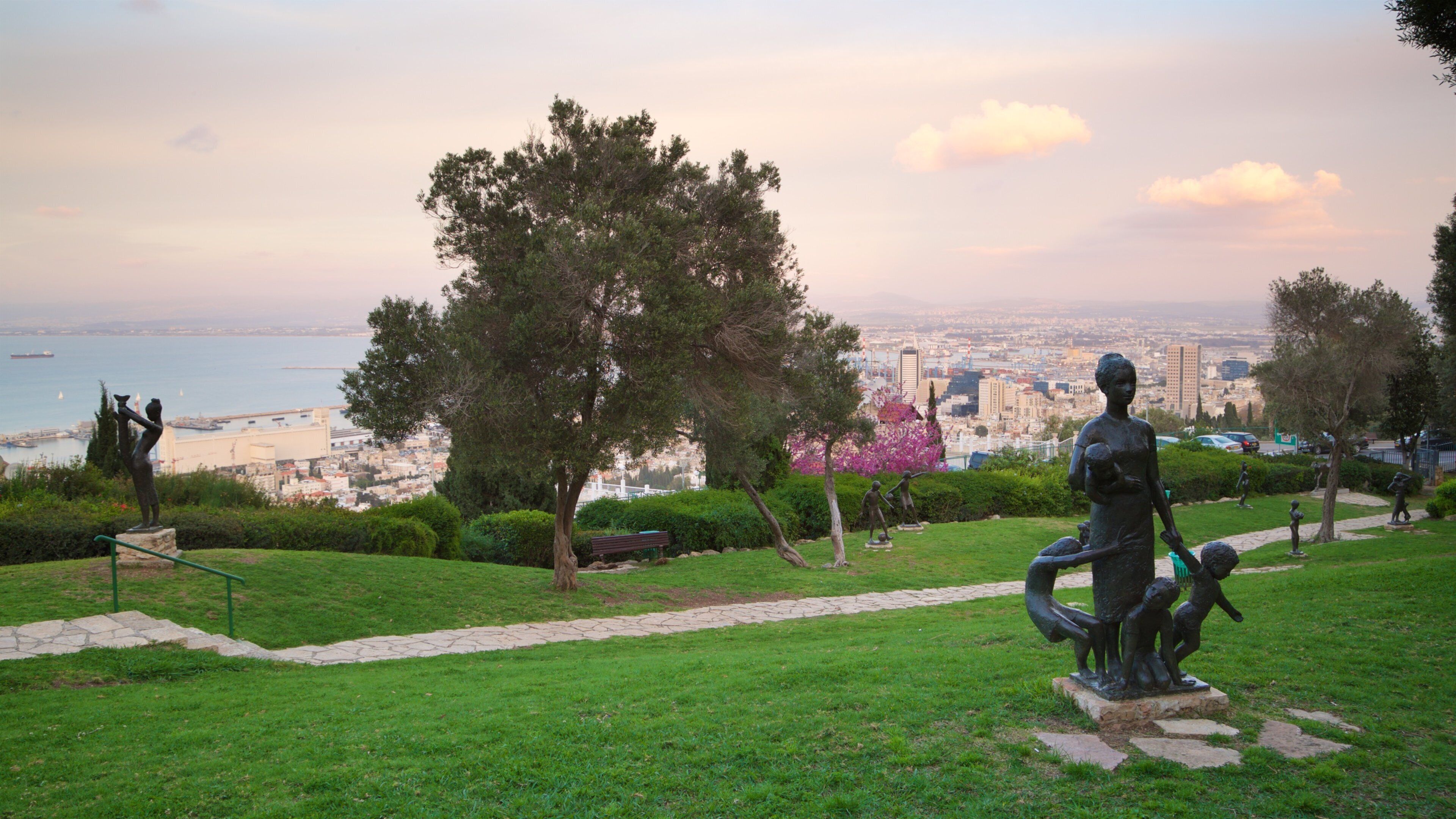 Sculpture Garden featuring a garden and outdoor art