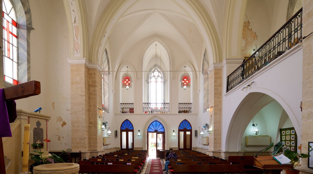 Christ Church showing heritage elements, a church or cathedral and interior views