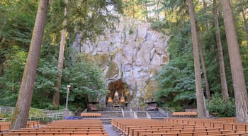 The Grotto, is a Catholic outdoor shrine and sanctuary located in the Madison South district of Portland, Oregon, United States