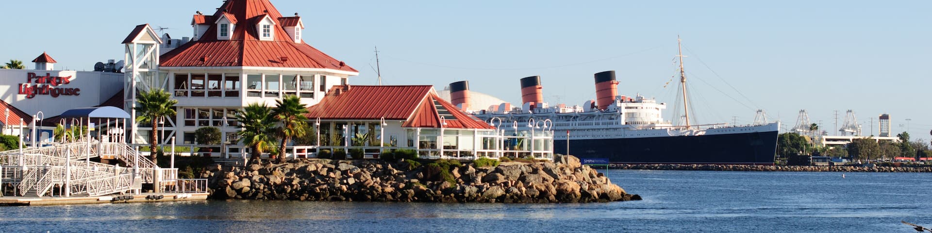 Beautiful view in sunny day, California, USA. Los-Angeles