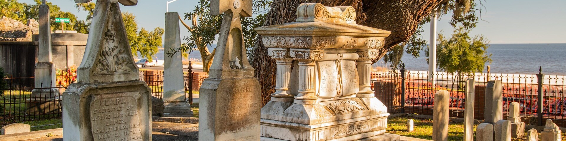 Biloxi City Cemetery which includes a cemetery