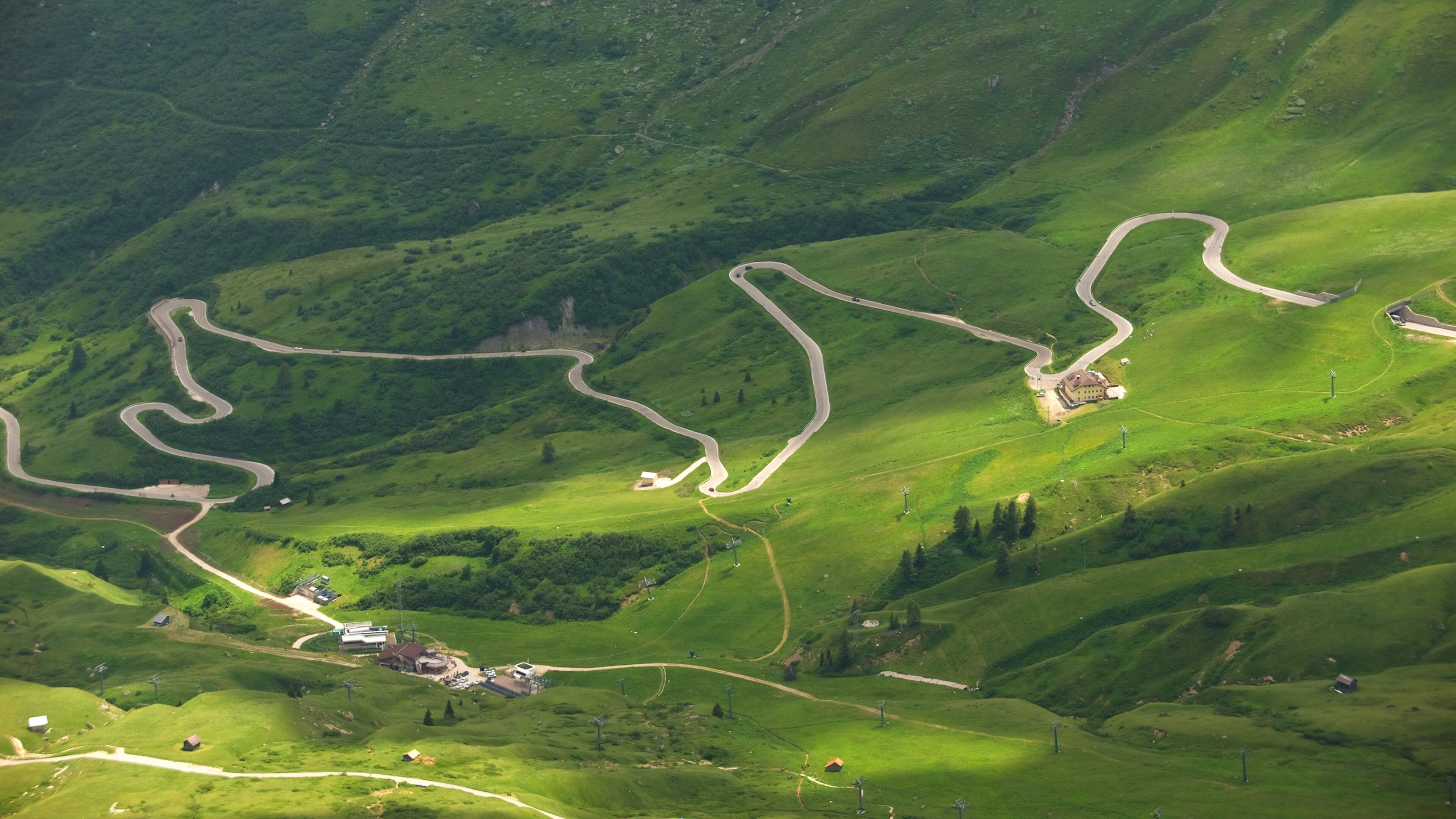 Trentino which includes farmland and mountains