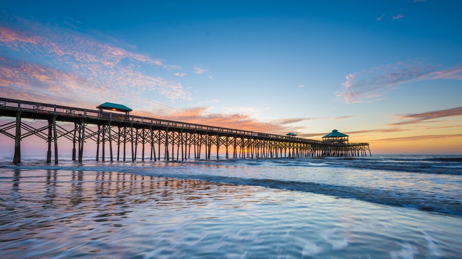 Cầu tàu câu cá Folly Beach