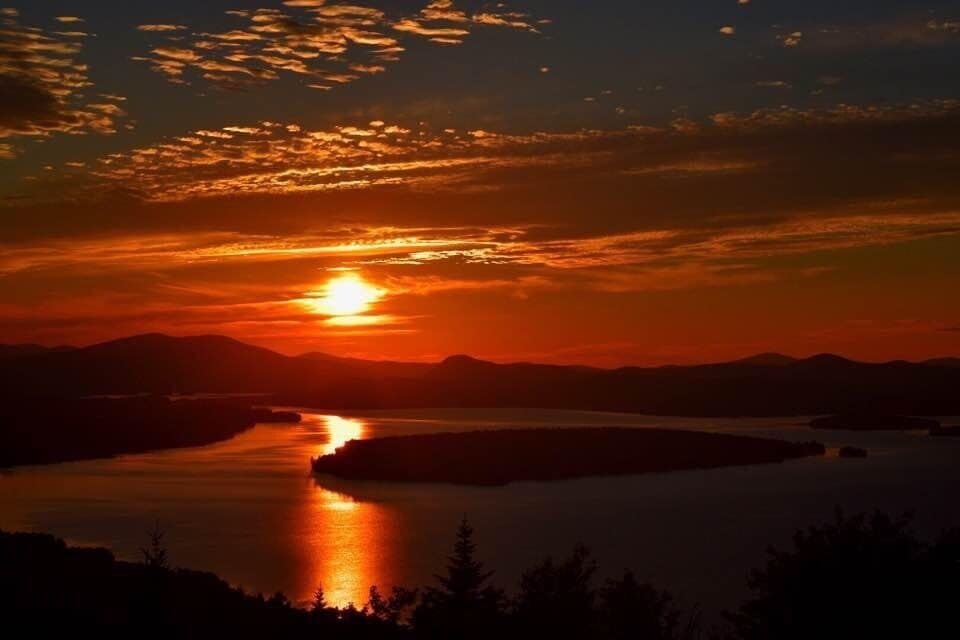 One of the most scenic spots in Maine is 2000 feet above the waters of Mooselukmeguntic Lake.