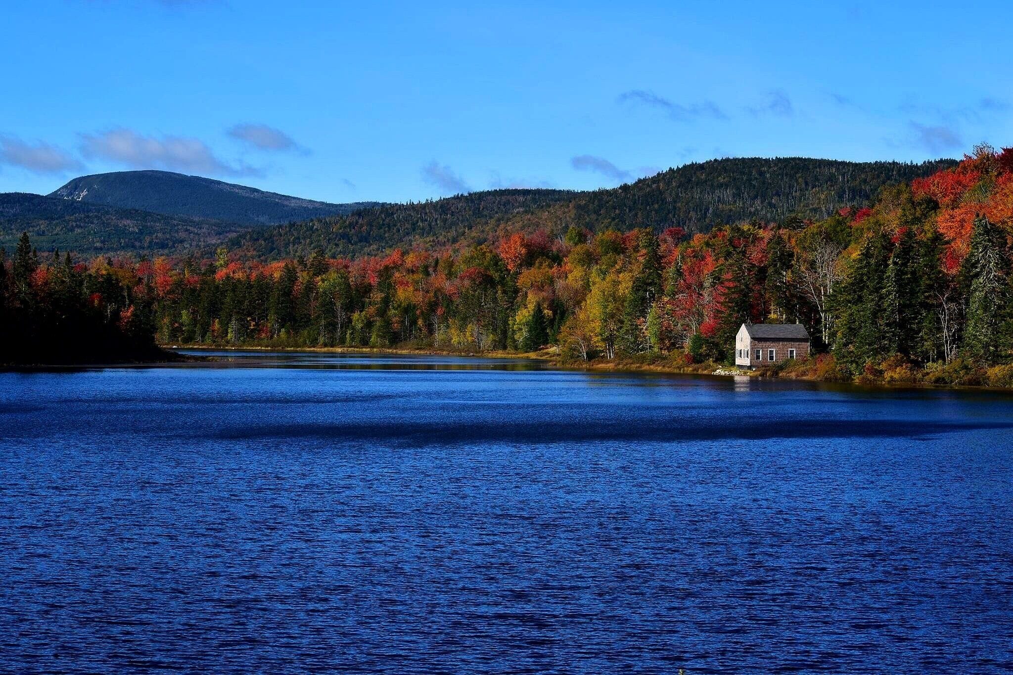 Beaver Pond in Letter E Township Maine on Rt 16 to Oquossoc  
