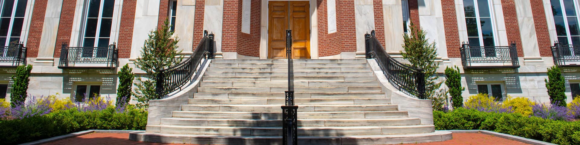 Beverly Public Library at 32 Essex Street in historic city center of Beverly, Massachusetts MA, USA.
