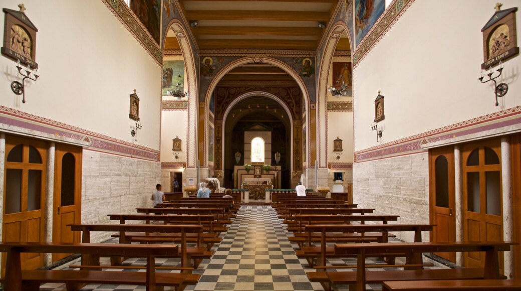 Santuario della Madonna dello Splendore showing heritage elements, interior views and a church or cathedral