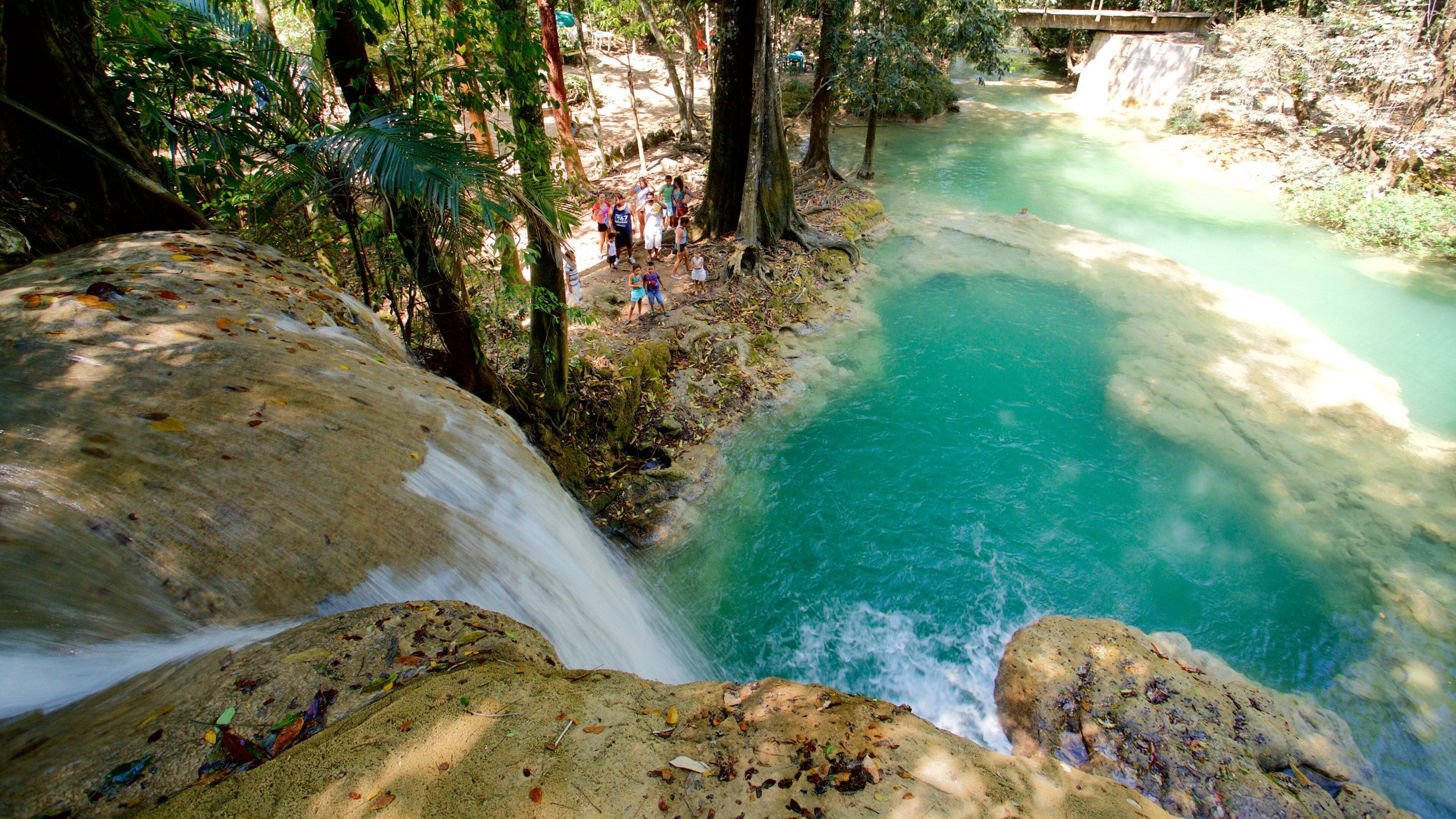 Cascadas de Roberto Barrios featuring a waterfall and a river or creek