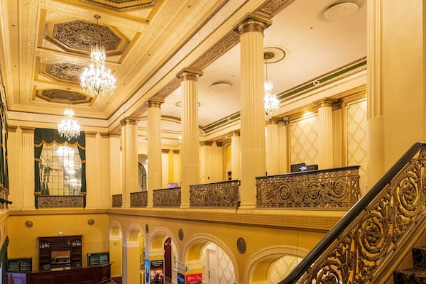 The Hanover Theatre for the Performing Arts showing interior views and heritage elements