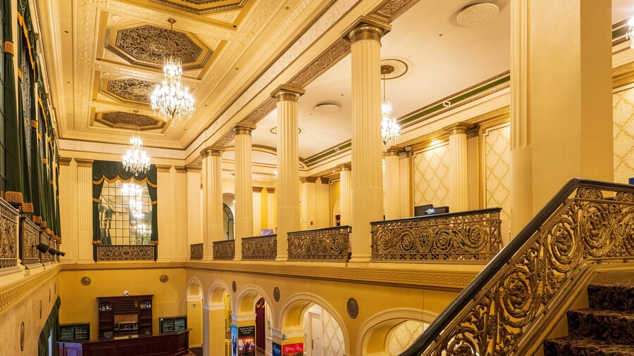 The Hanover Theatre for the Performing Arts showing interior views and heritage elements