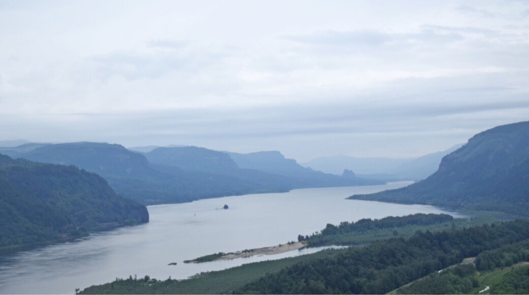 #AquaTrove moody views up above the Columbia River Gorge