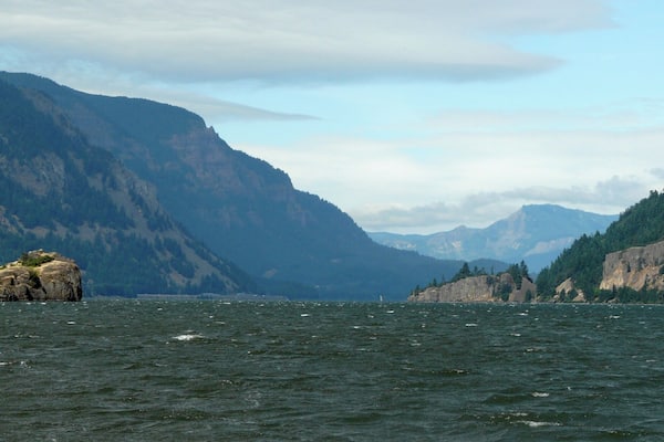One of the great drives-heading east from Portland to Hood River.
