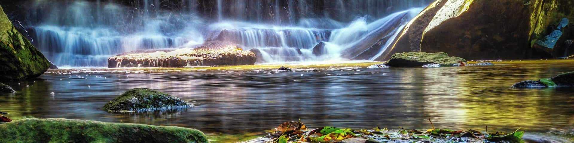 Great little spot along the Susquehanna River with a cool waterfall.