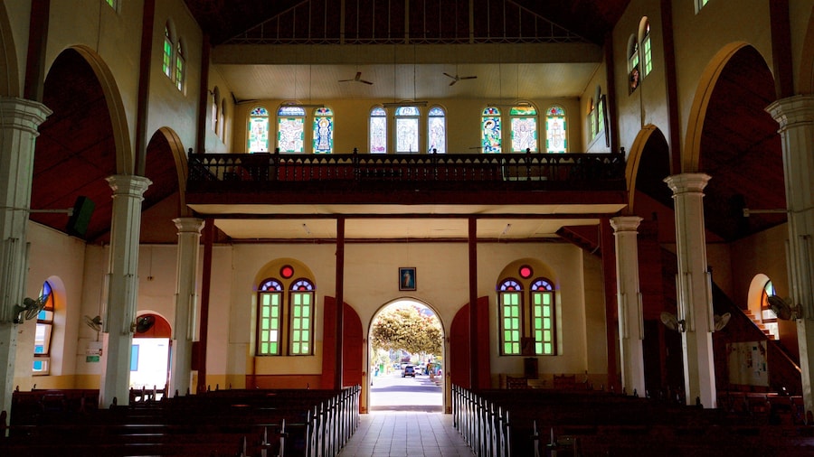Saint Joseph the Worker Catholic Church showing interior views and a church or cathedral
