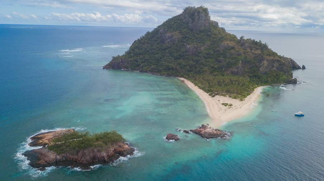 Beautiful veiw of the Monuriki island where the Castaway movie was filmed