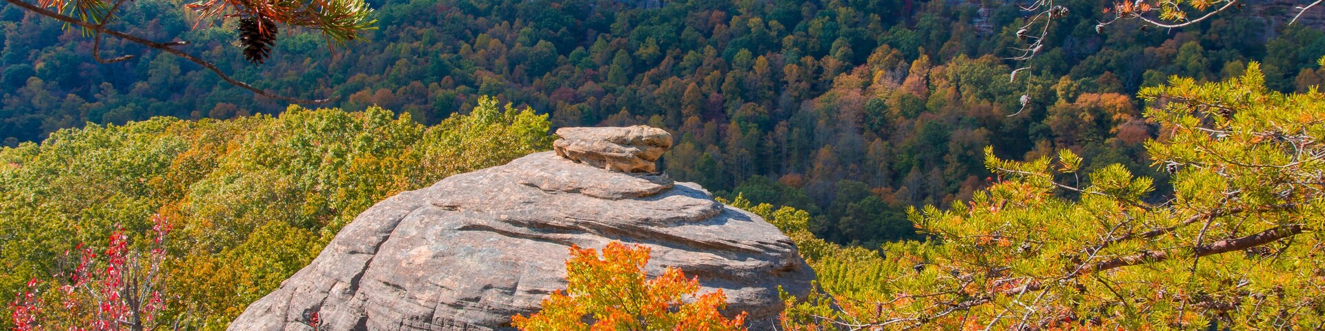 Courthouse Rock at Red River Gorge, Kentucky.