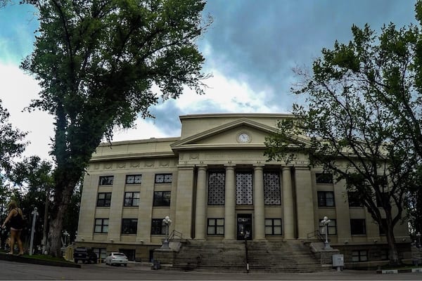 The beautiful Courthouse Square in Prescott Arizona