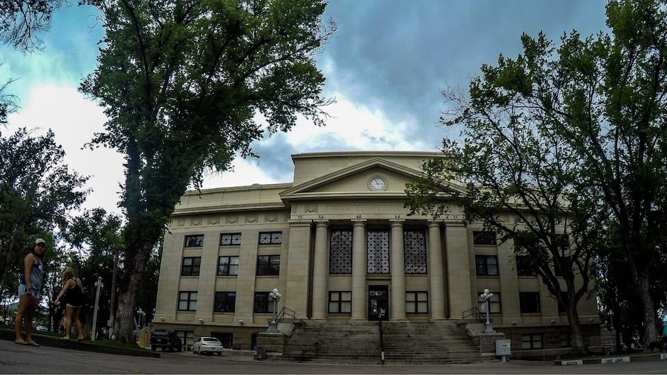 The beautiful Courthouse Square in Prescott Arizona