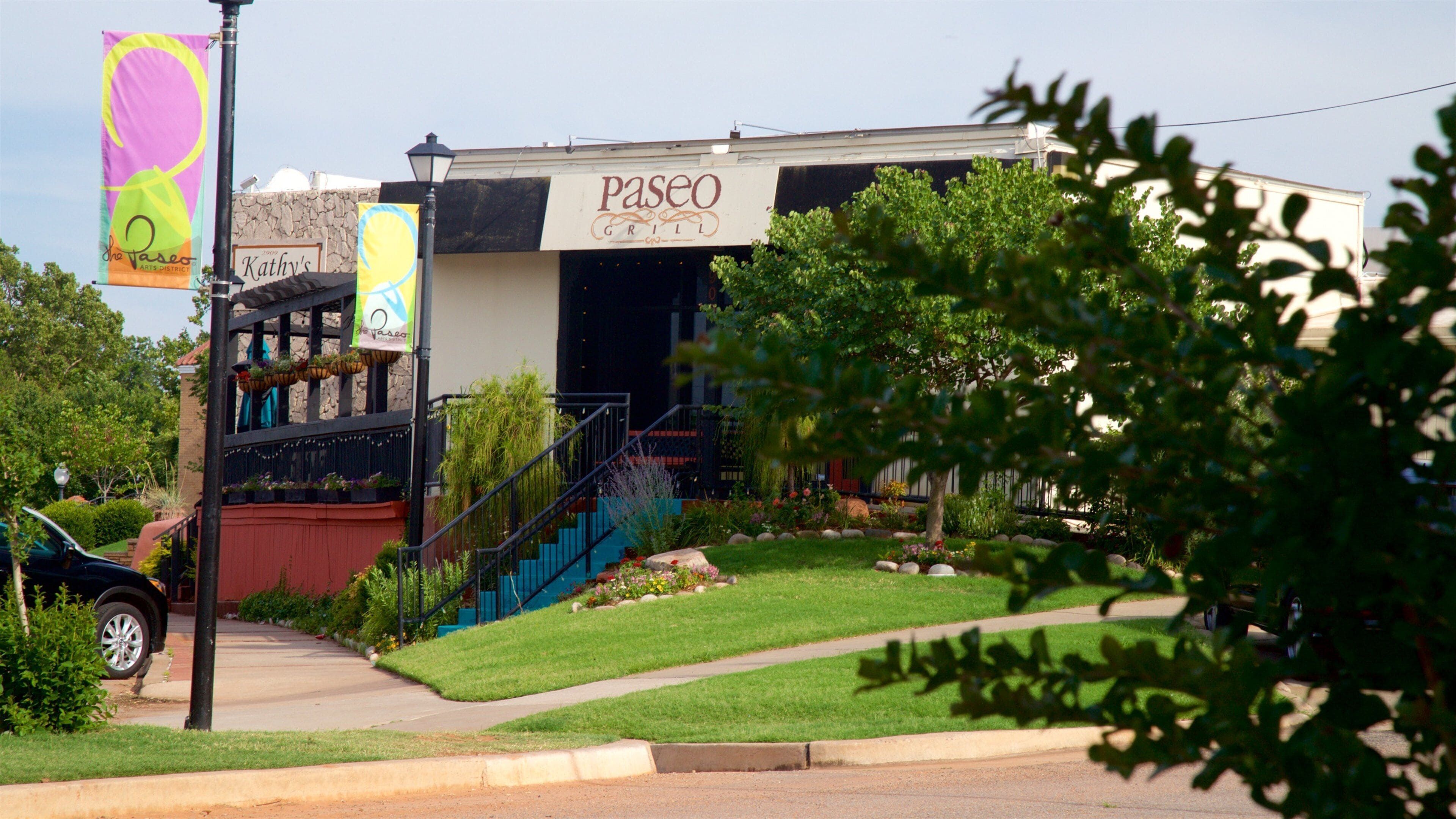 Paseo Arts District which includes signage