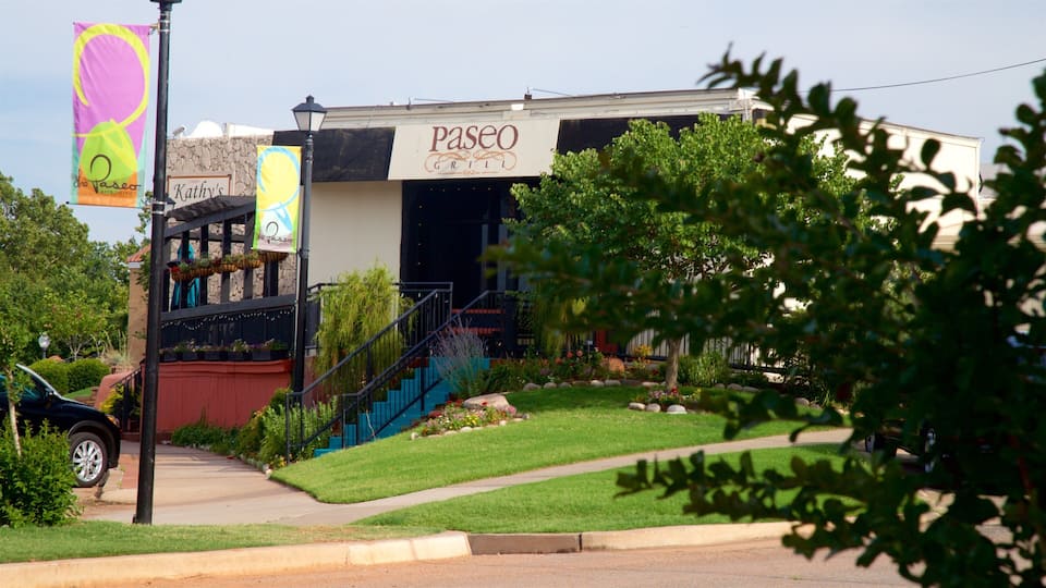 Paseo Arts District which includes signage