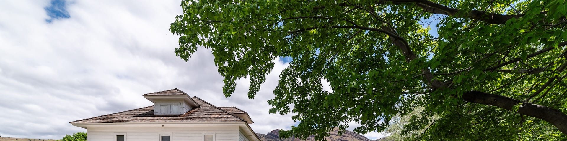 Old Homestead With Many Outbuildings