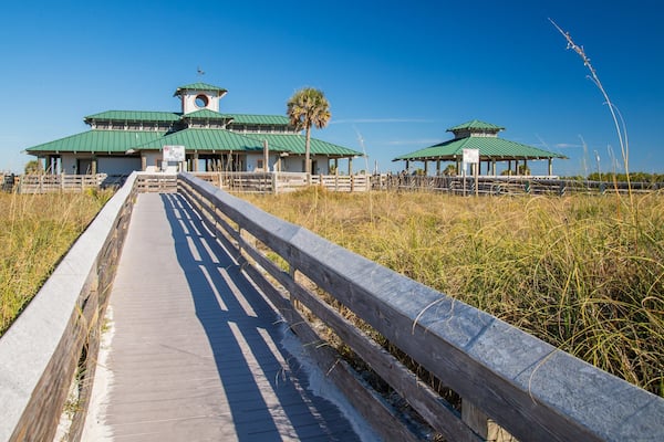 John Beasley Park showing a bridge and heritage elements