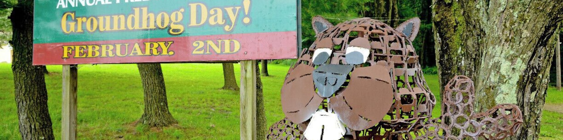 Mini Takes the States 2014 Road Rally Buffalo to Bethlehem Leg:
Gobblers Knob... well, I guess that is better than naming it Knob Gobblers. We stopped to see the famous ceremonial pulpit of Punxsutawney Phil, the mythical groundhog in Punxsutawney, Pennsylvania.
We have all seen Bill Murray in Groundhog Day but the ceremony of Phil's prognostication does not actually take place in town like the movie suggests but two miles east of town at the unusually named Gobblers Knob. The Movie was actually not even filmed in Punxsutawney but in Woodstock, Illinois.
The Groundhog Day celebration has its in Celtic tradition. If a hibernating animal casts a shadow on February 2, the Pagan holiday of Imbolc, winter will last another six weeks... no shadow early spring.
#minitakesthestates