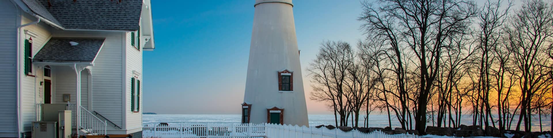 Marblehead Lighthouse at Sunrise in Winter; Shutterstock ID 252439309; Purchase Order: -
