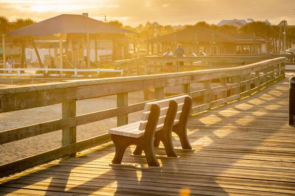 Florida showing a sunset