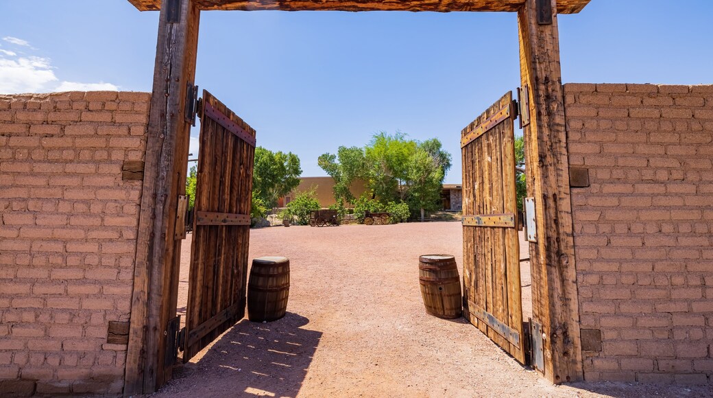 Sunny view of the Old Las Vegas Mormon Fort State Historic Park