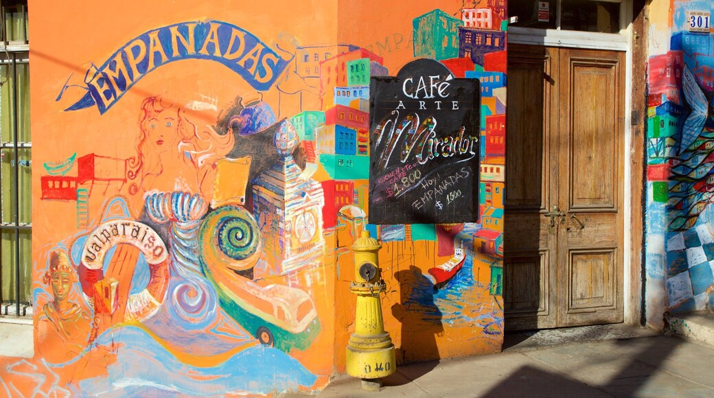 Valparaiso inclusief kunst in de open lucht