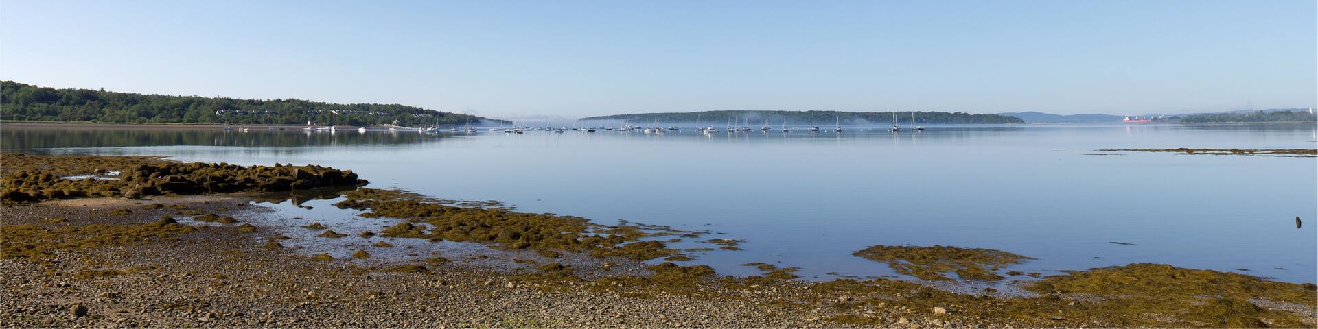 Summertime at Stockton Springs Maine harbor
