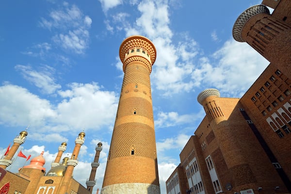 International Grand Bazaar in Urumqi city,China