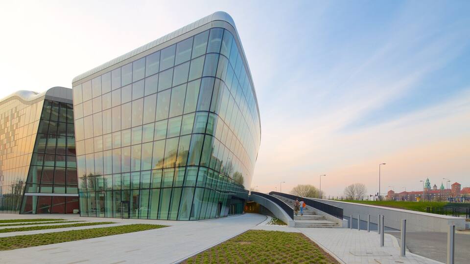 Krakow som viser moderne arkitektur