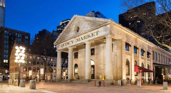The Quincy Market at Night