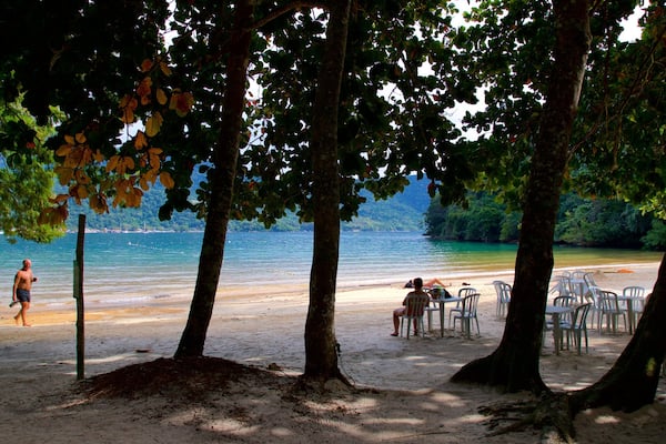 Plage de Crena montrant vues littorales, plage et scĂšnes tropicales