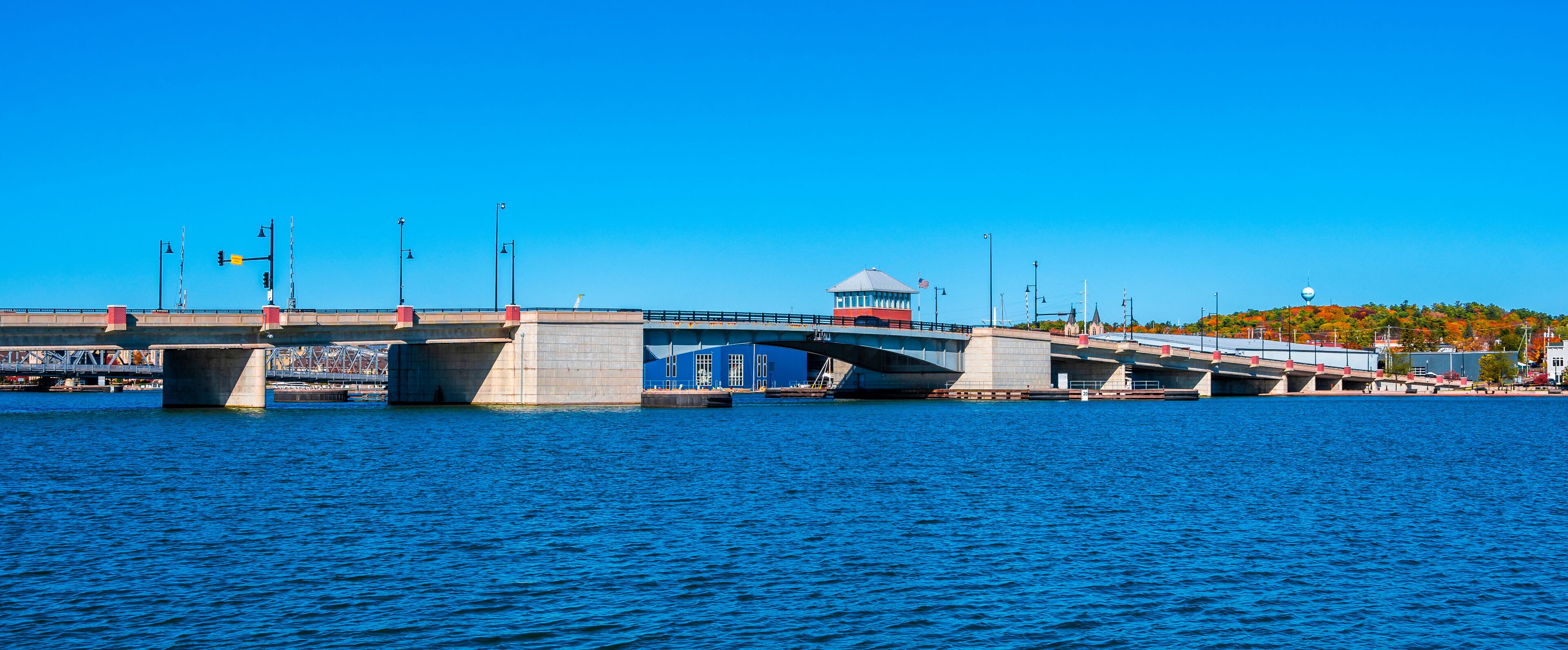 Sturgeon Bay Town canal view in Door County of Wisconsin