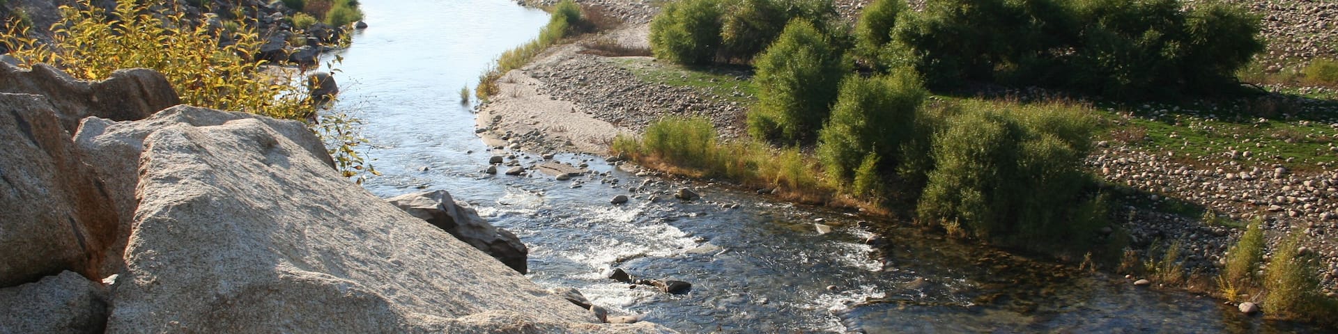 Slick Rock Recreation Area. Kaweah River flows into Lake Kaweah, near Three Rivers, California. On the way to Sequoia National Park.; Shutterstock ID 598282103