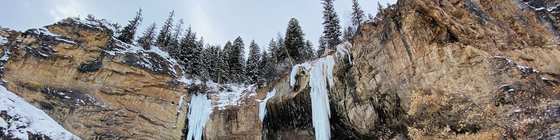 Rifle Mountain Park has multiple Ice caves that you can hike and even climb the frozen falls if your feeling adventurous!!