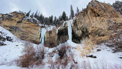 Rifle Mountain Park has multiple Ice caves that you can hike and even climb the frozen falls if your feeling adventurous!!