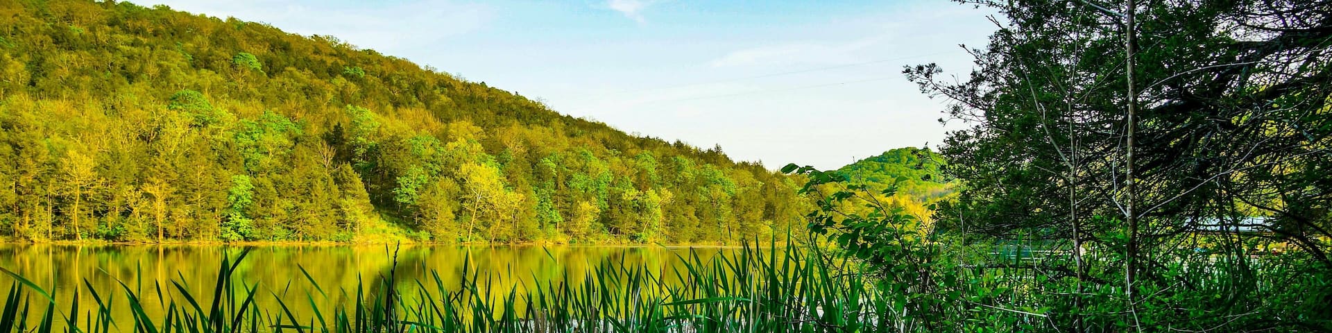 Lake Leatherwood lake in Eureka Springs Arkansas