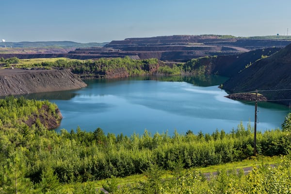 Iron Ore Mine Scenic Landscape View