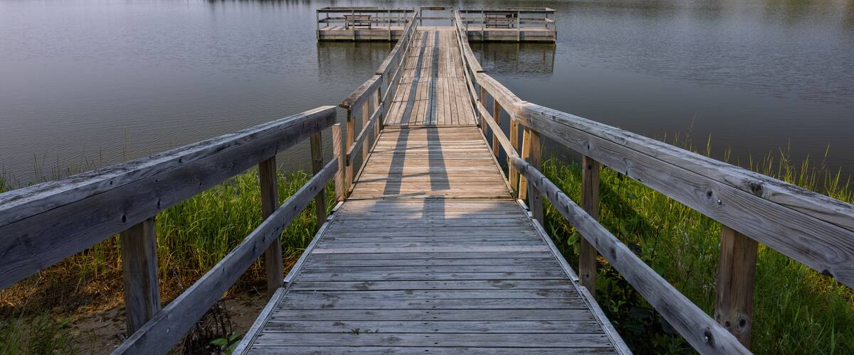 Fishing Dock On Lake Hayes