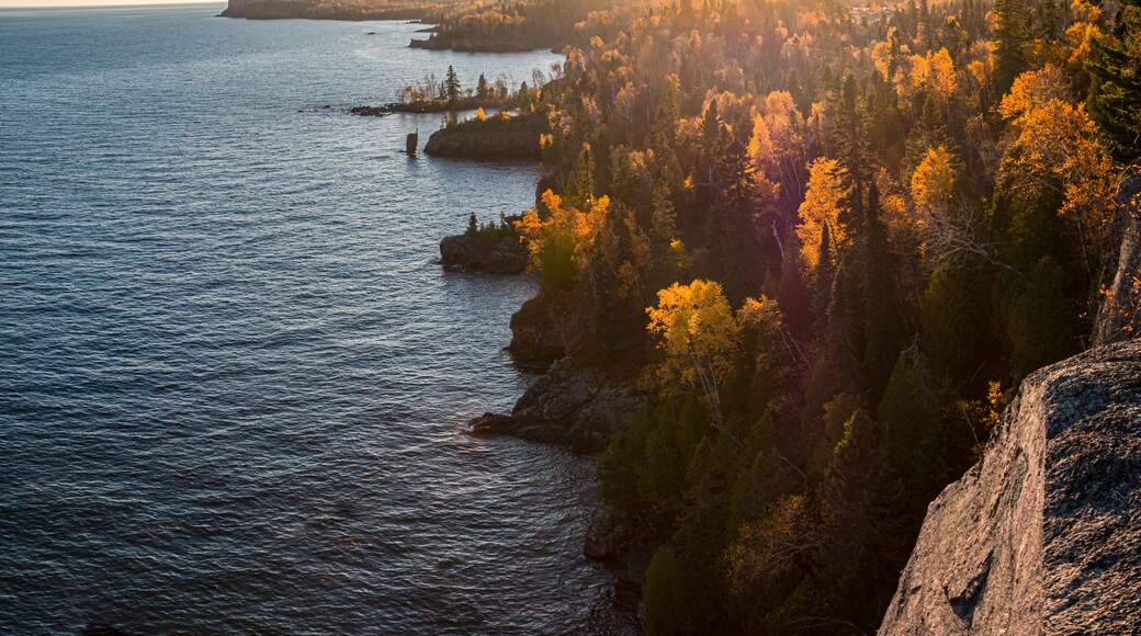 Fall Color From Shovel Point on Lake Superior, Tettegouche State Park, Minnesota, USA