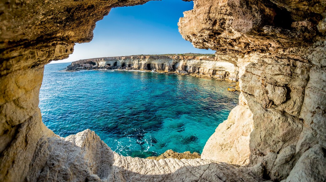 Sea Caves near Ayia Napa, Cyprus