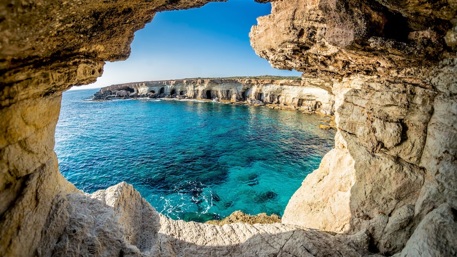 Sea Caves near Ayia Napa, Cyprus